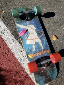 Bonzing Skateboard Spunk longboard long board Complete Deck Trucks Wheels hula - Picture 1 of 12