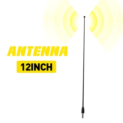 12" Black Stainless Antenna Mast Power Radio AM/FM for FORD RANGER 1983-11 New M - Image 1 of 4