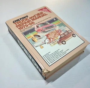 Manual de reparación de camiones y furgonetas Chilton’s 1979-86 c1986 1426 páginas - tapa dura - Imagen 1 de 11