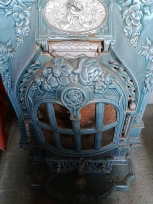 Ancien poêle salamandre de 1900, 500€ - Photo 1/4
