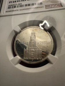 Germany 1934 F Potsdam 2 Mark NGC PF64 Ultra Cameo RARE - Picture 1 of 9