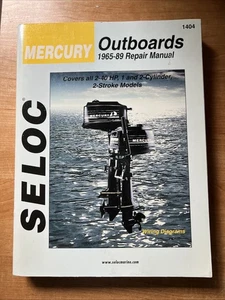 Seloc Mercury Outboards 1965-1989 2-40 HP 1 & 2 Cylinder 2 Stroke 1404 - Bild 1 von 8