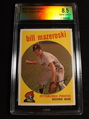 1959 Topps Bill Mazeroski #415 MBA NM-MT+ 8.5 - Image 1 of 2