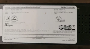 Server Technology CW-24V2C311A1 Sentry Distribution Unit 240V C13 C19 L6-30P - Picture 1 of 6