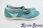 Lands End Womens Mary Jane Adjustable Strap Mesh Water Shoes green Size 7.5B