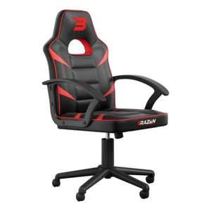 BraZen Gaming Chair Valor Mid Back PC Gaming Chair Padded Seat Black & Red 18418 - Picture 1 of 3