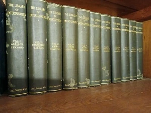 LIBRARY OF ENTERTAINMENT 12 Vol Set Complete HC 1920 GL Shuman Co 3rd Ed - Picture 1 of 21
