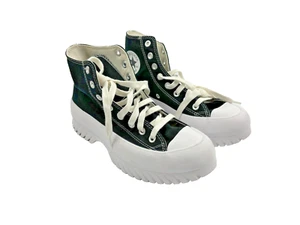 Converse Damen 9 Herren 7 Chuck Taylor All Star Lugged 2.0 hoch schwarz weiß Schuhe - Bild 1 von 8