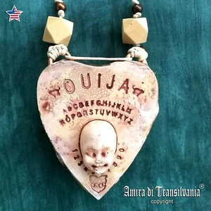 Ouija Board Wicca Pagan Talisman Amulet Pendant Necklace Witch Psychic Medium - Picture 1 of 24