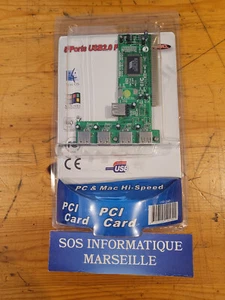 Carte PCI ADVANCE USB-204P 5 ports USB 2.0 - Photo 1/7