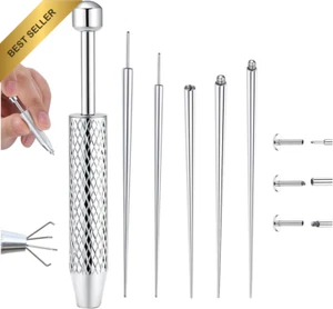 Piercing Taper Ball Grabber Tool for Changing Jewelry - 16G 18G Stainless Steel - Picture 1 of 12