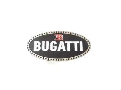 Temprano Bugatti Radiador Reja Insignia Emblema Personalizar Latón Cromo Negro B - Imagen 1 de 4