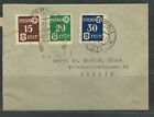Estonia Stamps N3-5 Mi Estland Occ 1-3a Cover Parnu - Berlin VF 1941 MCV €360