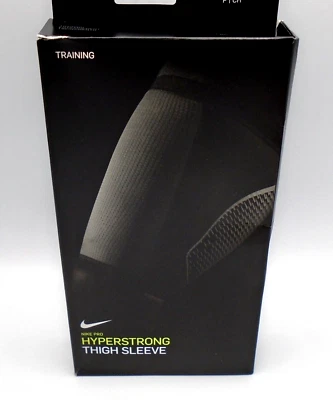 Nike HyperStrong Thigh Sleeve Adult Medium Training Support Black - Image 1 of 4