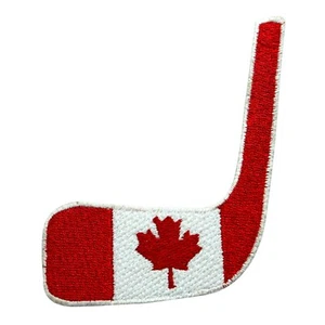 Hockey Stick Canada patch NHL patch Embroidery Iron on Sew on patch 9x6.5cm - Picture 1 of 1