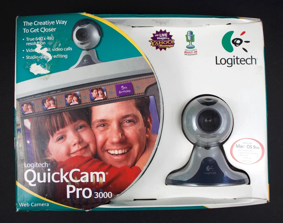 Logitech QuickCam Pro 3000 Web Cam - Image 1 of 3