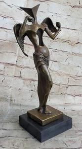 Salvador Dalí Ángel Surrealista Abstracto Arte Moderno Estatua Bronce Escultura - Imagen 1 de 11