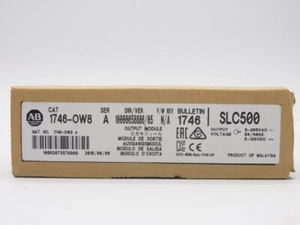 New Factory Sealed AB 1746-OW8 SER A SLC 500 8 Point Relay Output Module 1746OW8 - Picture 1 of 4