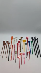 29 Vegas/California Swizzle Stick Barware Stirrers MGM Playboy Aladdin Travel - Picture 1 of 5