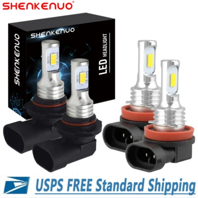 Kit de 4x combo faros LED de haz alto/bajo 6000K para Mitsubishi RVR 2011-2019 Foto 1 de 4