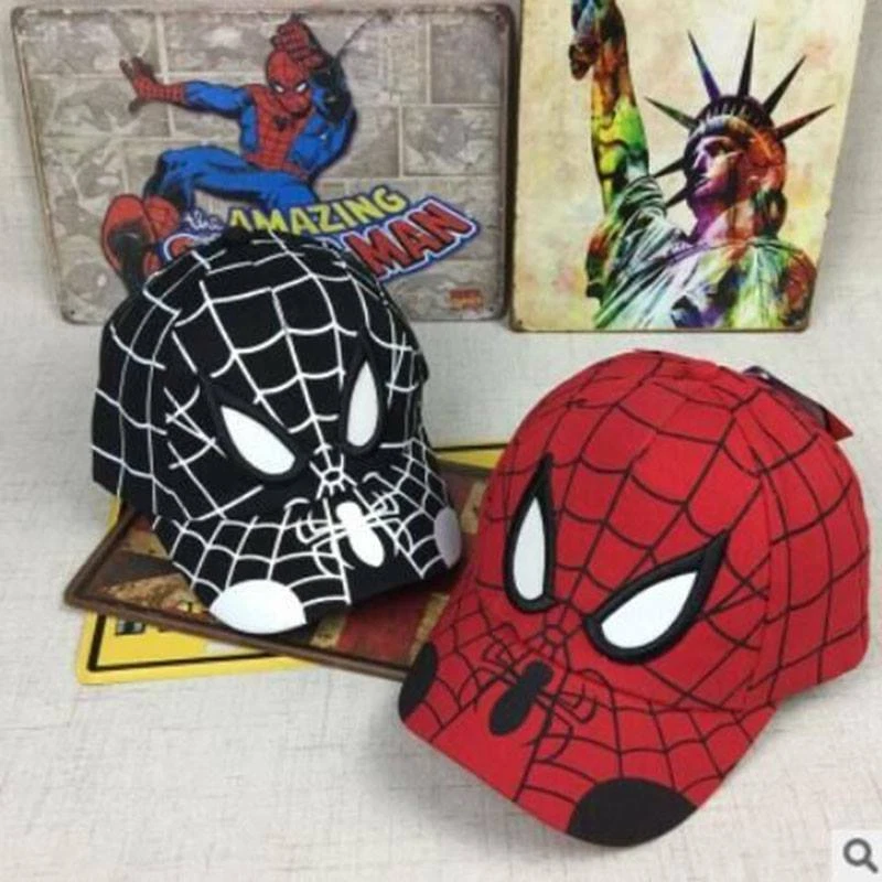 SPIDERMAN JUNIOR CHILDREN KIDS HAT CAP STYLE BASEBALL CAP RED ONLY - image 1 of 1
