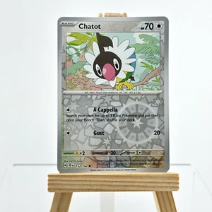 Chatot 132/162 Reverse Holo Pokemon TCG Scarlet & Violet Temporal Forces - Picture 1 of 2
