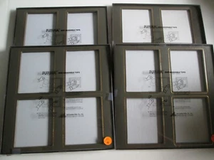 Art Leather #402 Lot of 35 Futura Album Mats 4x5" Rectangles Brown w/ Gold Trim - Picture 1 of 3