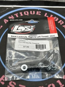 Team Losi. LOSA6321 5mm Locknuts, Right & Left Thread (4 Ea) - Picture 1 of 1