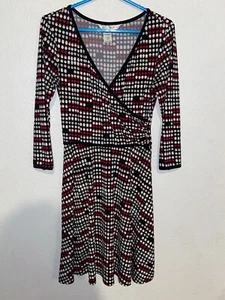 Max Studio XS Polka Dot Dress Red, Black and White RN#58822 - Picture 1 of 12