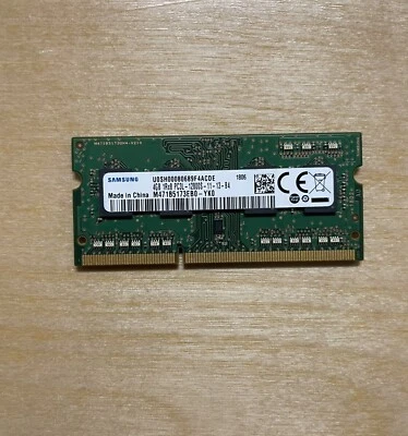 Samsung pc3-12800 4 gb so-dimm pc3-12800 ddr3 ram memory for laptop 4gb - Image 1 of 3