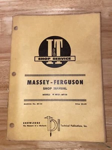 I&T MASSEY FERGUSON MF25, MF130 TRACTOR SHOP MANUAL - Picture 1 of 6