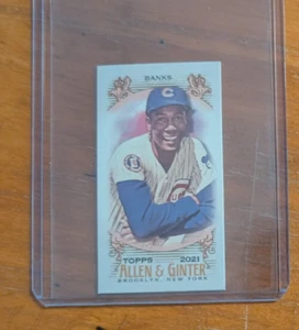 2021 Topps Allen and Ginter Mini A and G Back #33 Ernie Banks Cubs - Picture 1 of 2