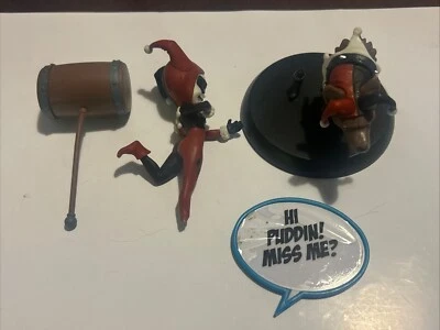 Harley Quinn vinilo Q-Fig 2016 caja de botín exclusiva Quantum Mechanix roto Foto 1 de 4