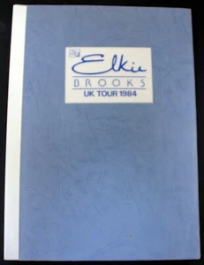 Elkie Brooks Itinerary Original Vintage Used UK Tour September-November 1984 - Picture 1 of 12