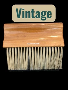Ralph Lauren 1980s vintage horse hair clothing shoe soft bristle brush wooden - Picture 1 of 2