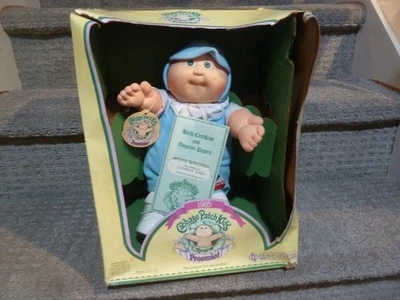 Cabbage Patch Kids March of Dimes Preemie w/ Original Box & Paperwork Vtg 1985 - Image 1 of 4