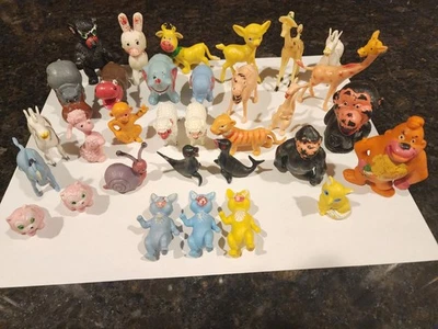 JakPak "Ven a la Feria" Animales Plástico Hong Kong Gumball ¡Raro! 32 piezas. Vintage Foto 1 de 4