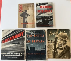 5 libros de publicación en tiempos de guerra batalla de Gran Bretaña objetivo Alemania mano de obra de guerra ártica - Imagen 1 de 14