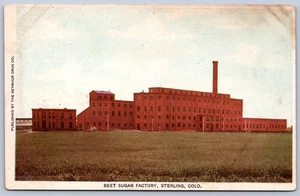 K39/ Sterling Colorado Postcard c1910 Sugar Beet Factory Building 183 - Picture 1 of 4