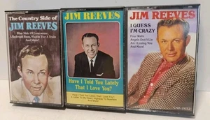 Jim Reeves Cassette Lot 3 Tapes Country Classics Greatest Hits RCA Vintage - Imagen 1 de 7
