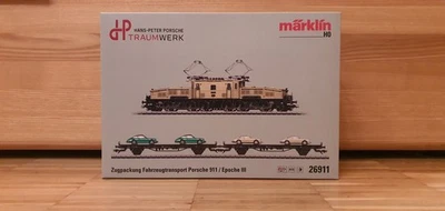 Märklin H0 Zugpackung Krokodil CE 6/8 II Porsche 911 Set 26911 - Bild 1 von 4