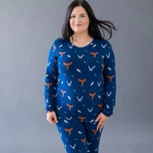 KYTE Mujer Harry Potter Casa Ravenclaw Azul Panamá Conjunto Manga Larga XL Bambú - Imagen 1 de 10