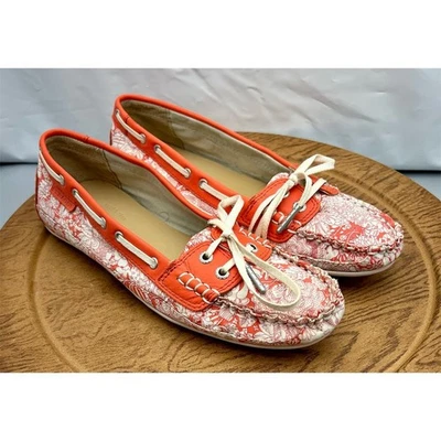 Женские мокасины Sebago размер 7 М разноцветные повседневная обувь на шнуровке - Изображение 1 из 4