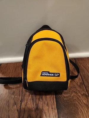 Nintendo GameBoy Advance SP Mochila de Transporte Bolso de Hombro Estuche Amarillo y Negro Foto 1 de 4