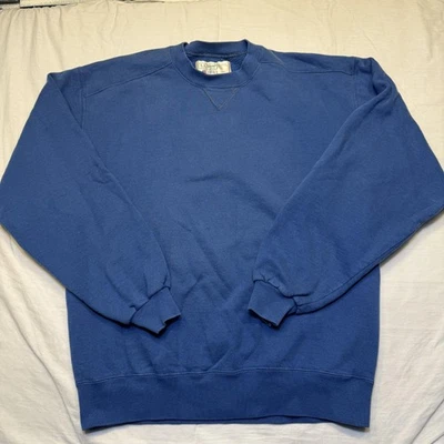 Sudadera De Colección L.L.Bean Para Hombre Grande Cuello Redondo Hecha en EE. UU. Russell Athletic Años 90 Foto 1 de 4