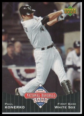 2006 National Baseball Card Day #UD10 Paul Konerko Chicago White Sox Great 1B - Image 1 of 2