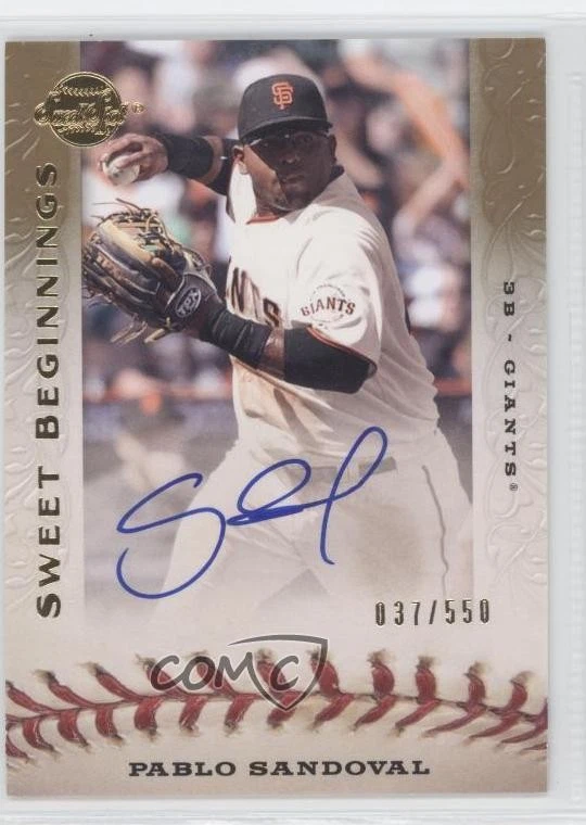 Sweet Spot Sweet Beginnings 2009/550 Pablo Sandoval #123 automático Foto 1 de 2
