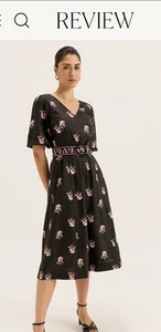 Gorgeous Review Mozart Bloom Dress Size 12 Brand New With Tag - Picture 1 of 6
