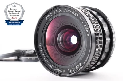 **Exc+5** SMC Pentax 6x7 45mm f/4 Wide Angle Lens + Cap For 6x7 67 67II From JPN - Image 1 of 4