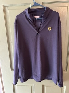 Philadelphia Cricket Club Peter Millar Perth XL navy Quarter Zip B3 - Picture 1 of 9